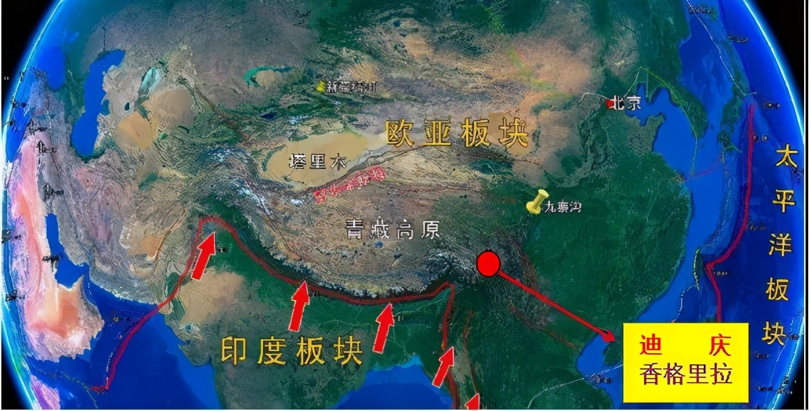 旅游 香格里拉,灵魂走进了肃穆的天堂亚欧板块与印度板块猛烈碰撞