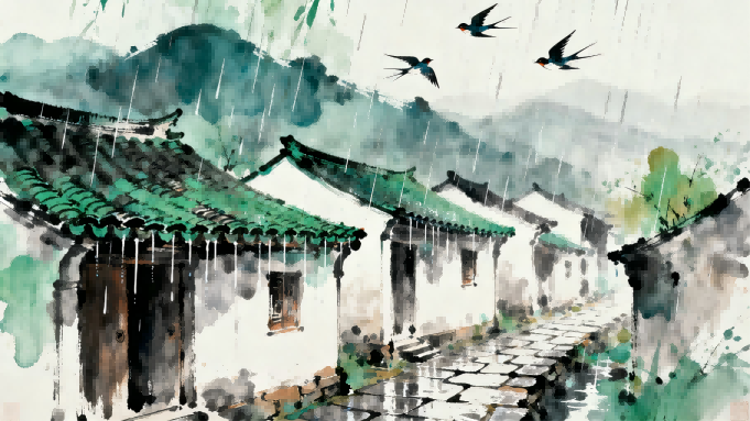 散文《雨水谣》