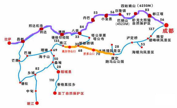 挺进川藏线，三条经典路线帮你规西藏之行