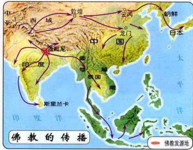 当佛教传入中国后,却在中国发扬光大,汉朝时期,佛教已经传入中国,开始