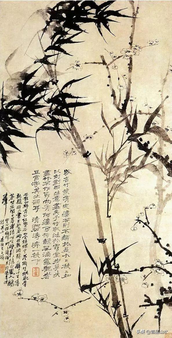 纵横淋漓，临风长啸——石涛 画竹