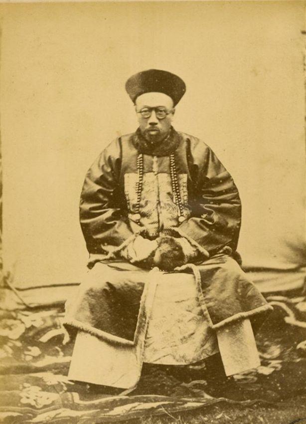 1874年武汉黄鹤楼真迹老照片，建于三国223年，毁于光绪1884年