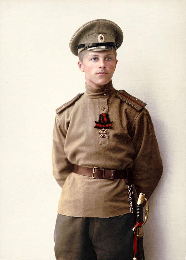 旧影拾记:一战中,俄国军人的10大经典彩色老照片,叹为观止