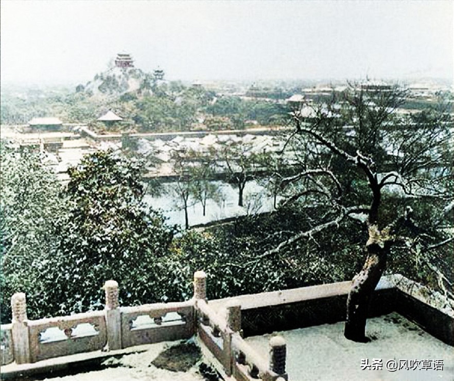 老照片：1930年代的北京紫禁城、太庙和北海