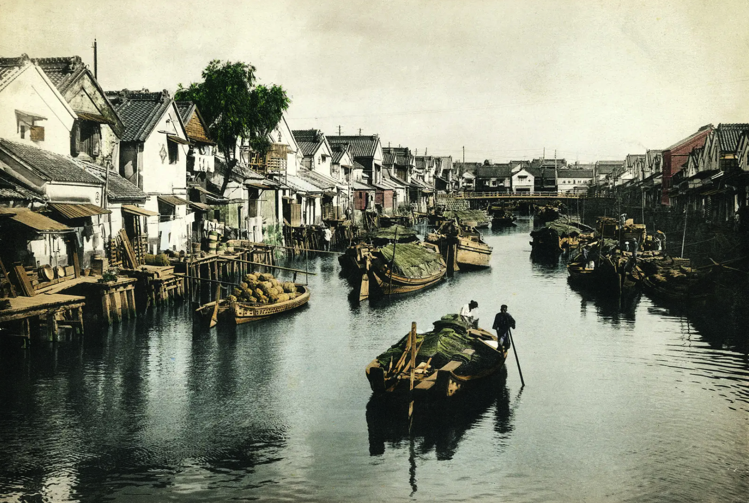 22张世界各国100年前的经典照片 上海外滩变化最小