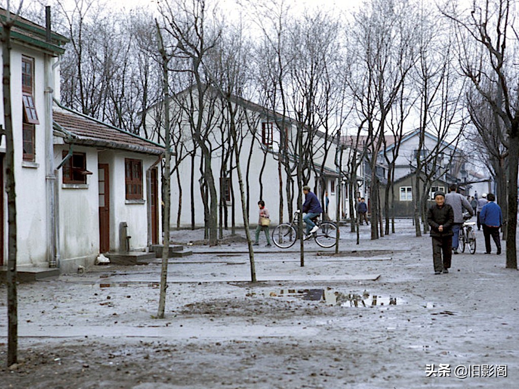 天津生活1972年，美国学者镜头下的尖山居民区