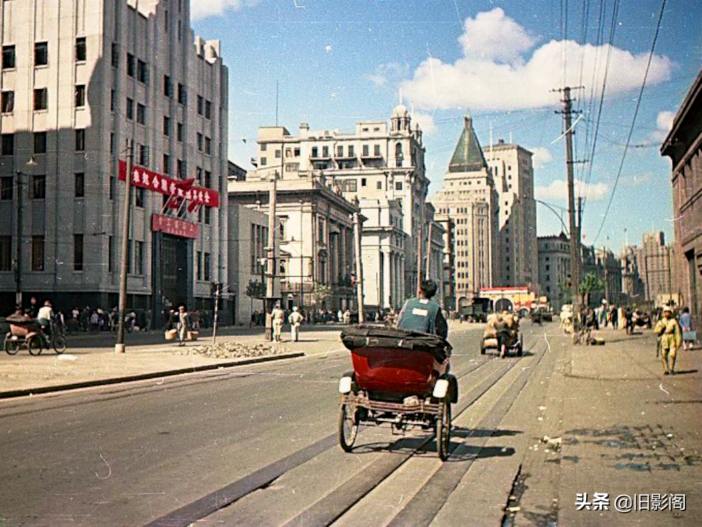 前苏联摄影师镜头下的上海，1950年