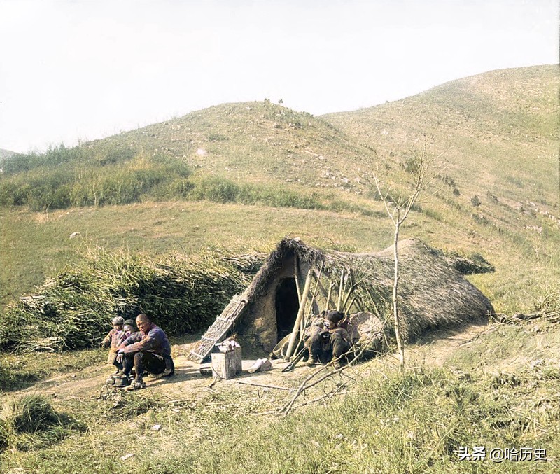 老照片：1930年代南京，重现古城门，栖霞山村庄农舍