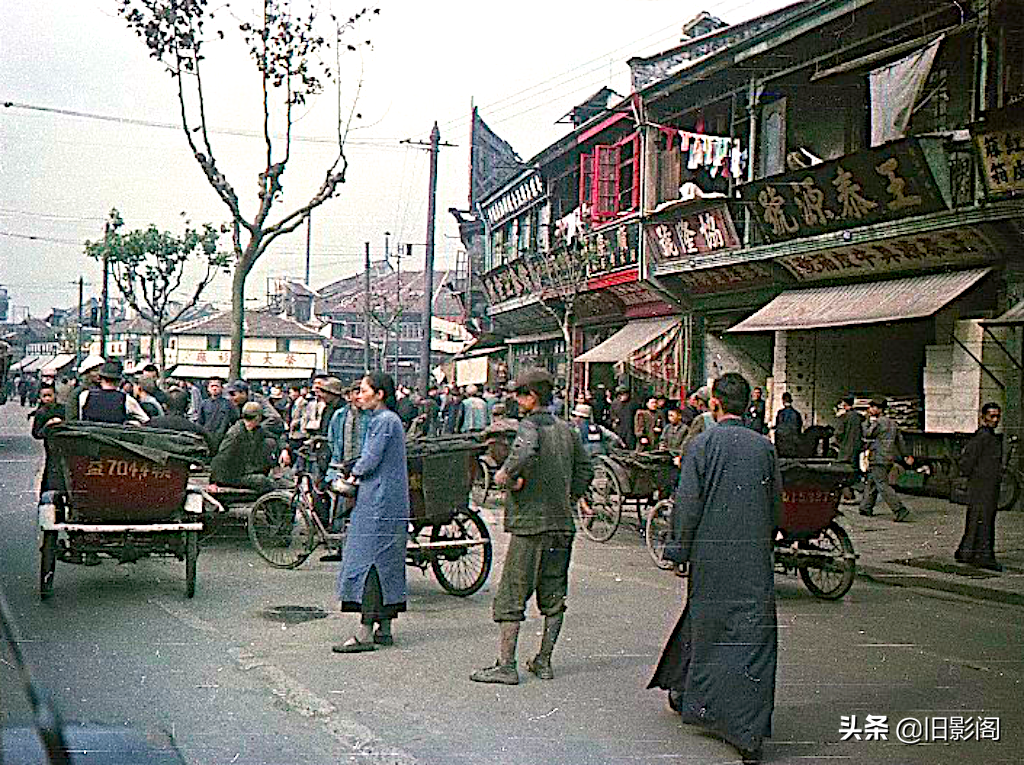 前苏联摄影师镜头下的上海，1950年