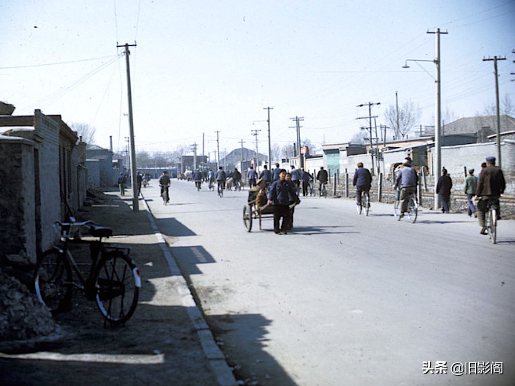 天津生活1972年，美国学者镜头下的尖山居民区