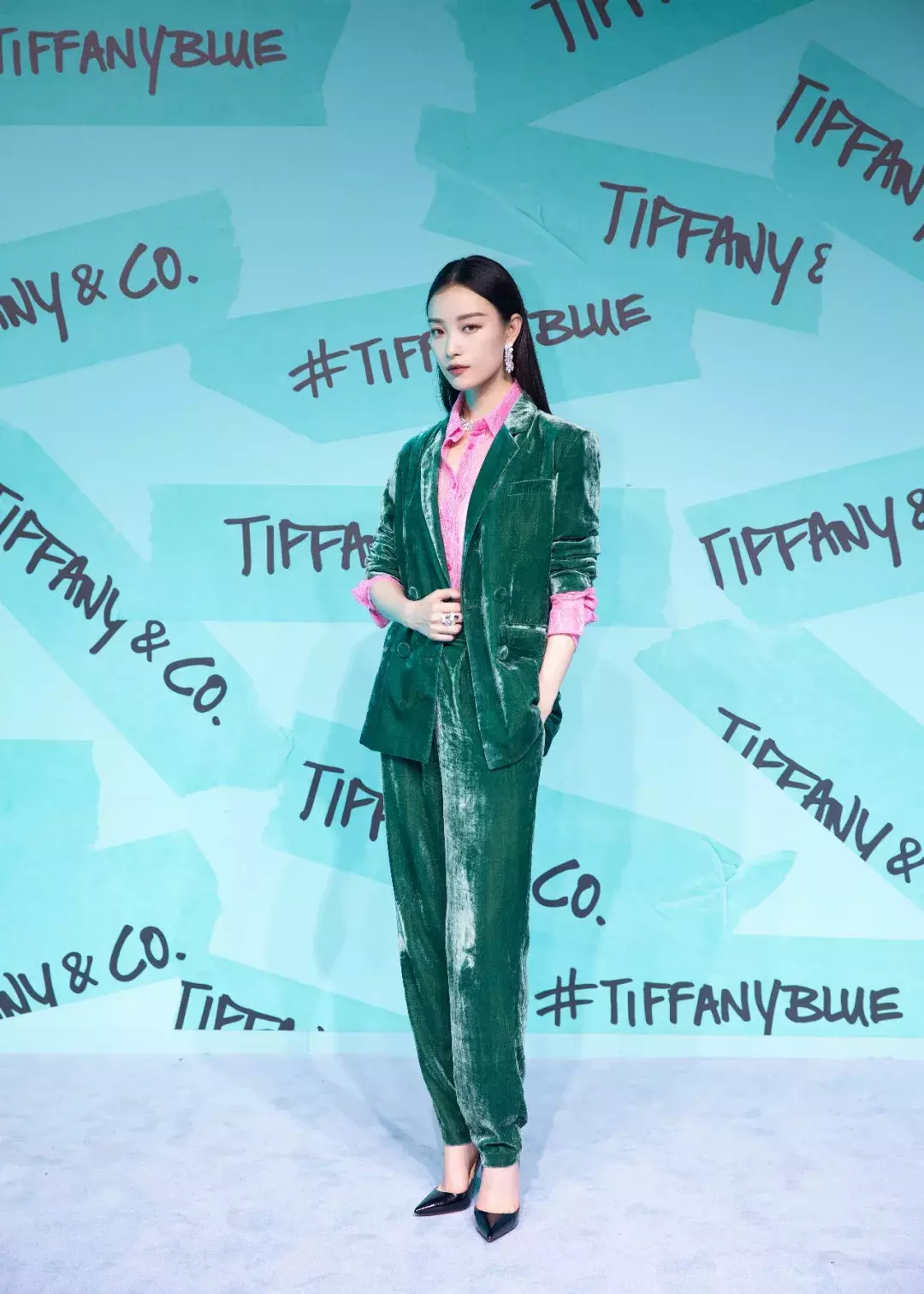 美图｜Tiffany&Co喵总出席最新花韵系列发布会 传奇之蓝璀璨绽放