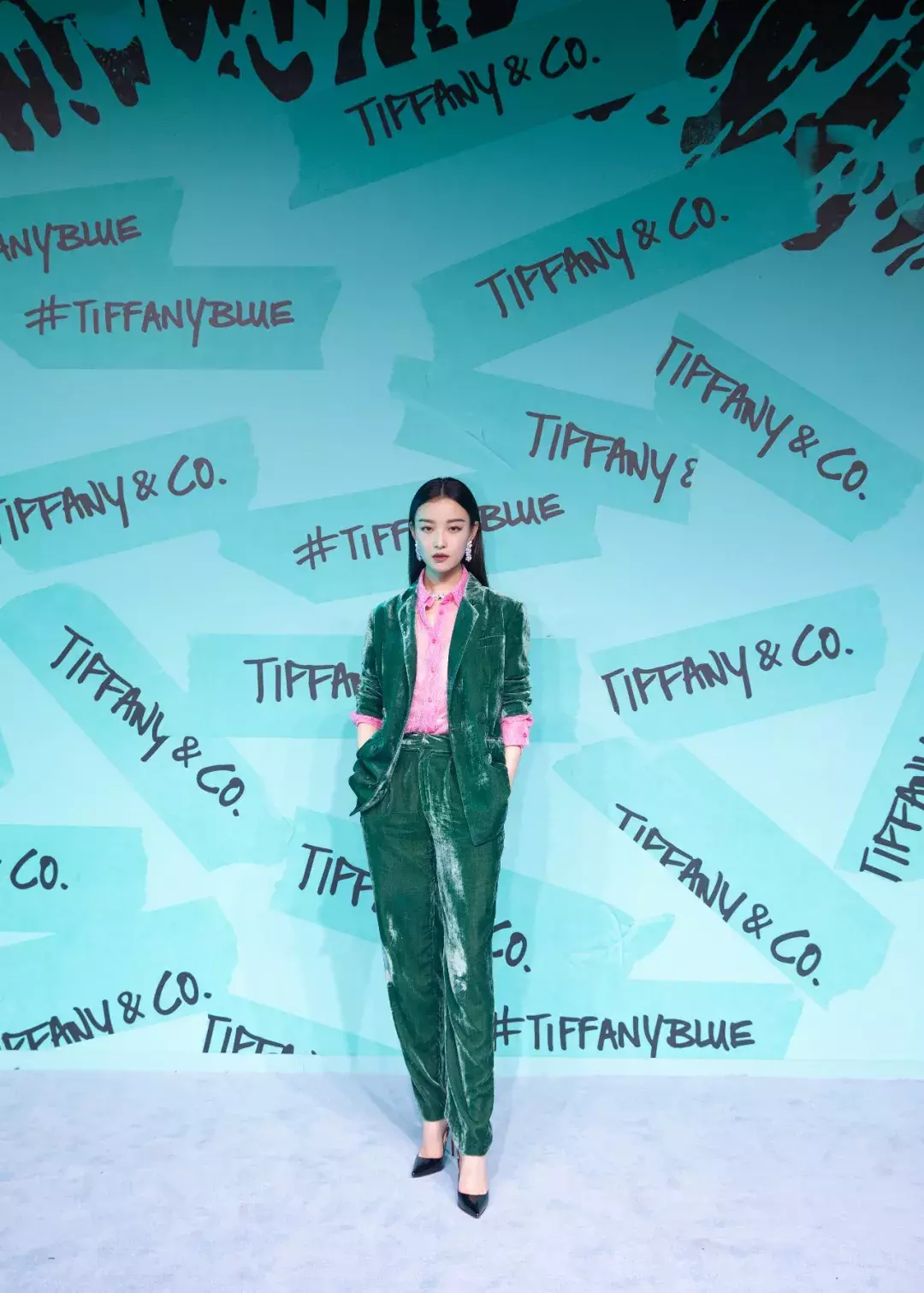 美图｜Tiffany&Co喵总出席最新花韵系列发布会 传奇之蓝璀璨绽放