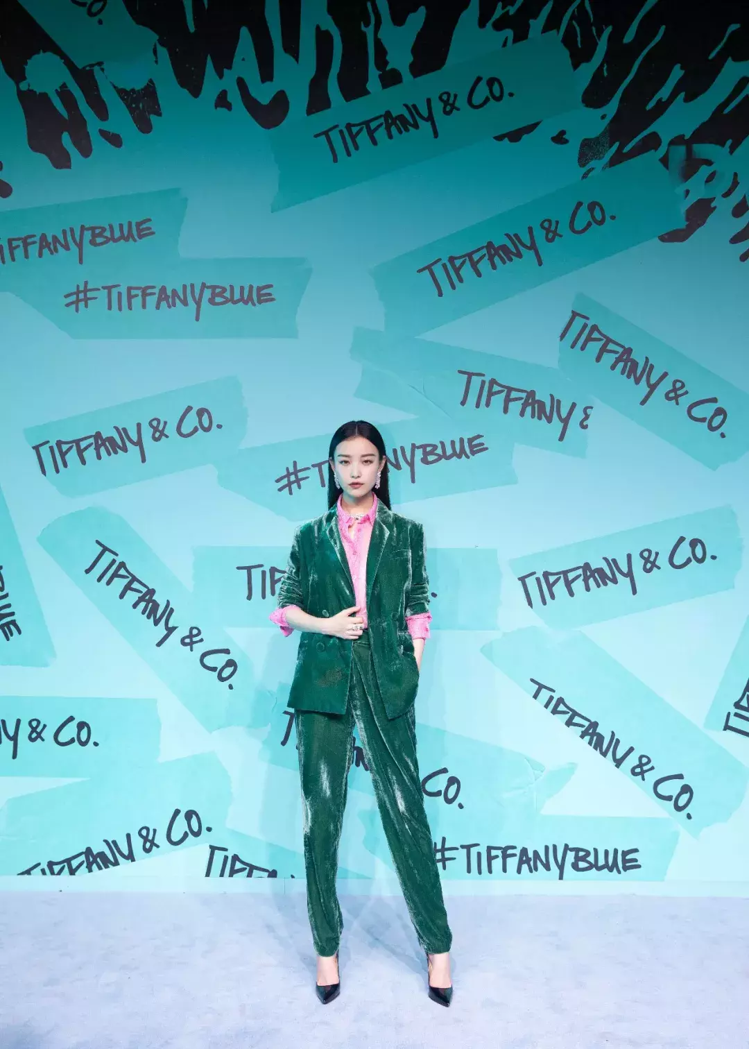 美图｜Tiffany&Co喵总出席最新花韵系列发布会 传奇之蓝璀璨绽放