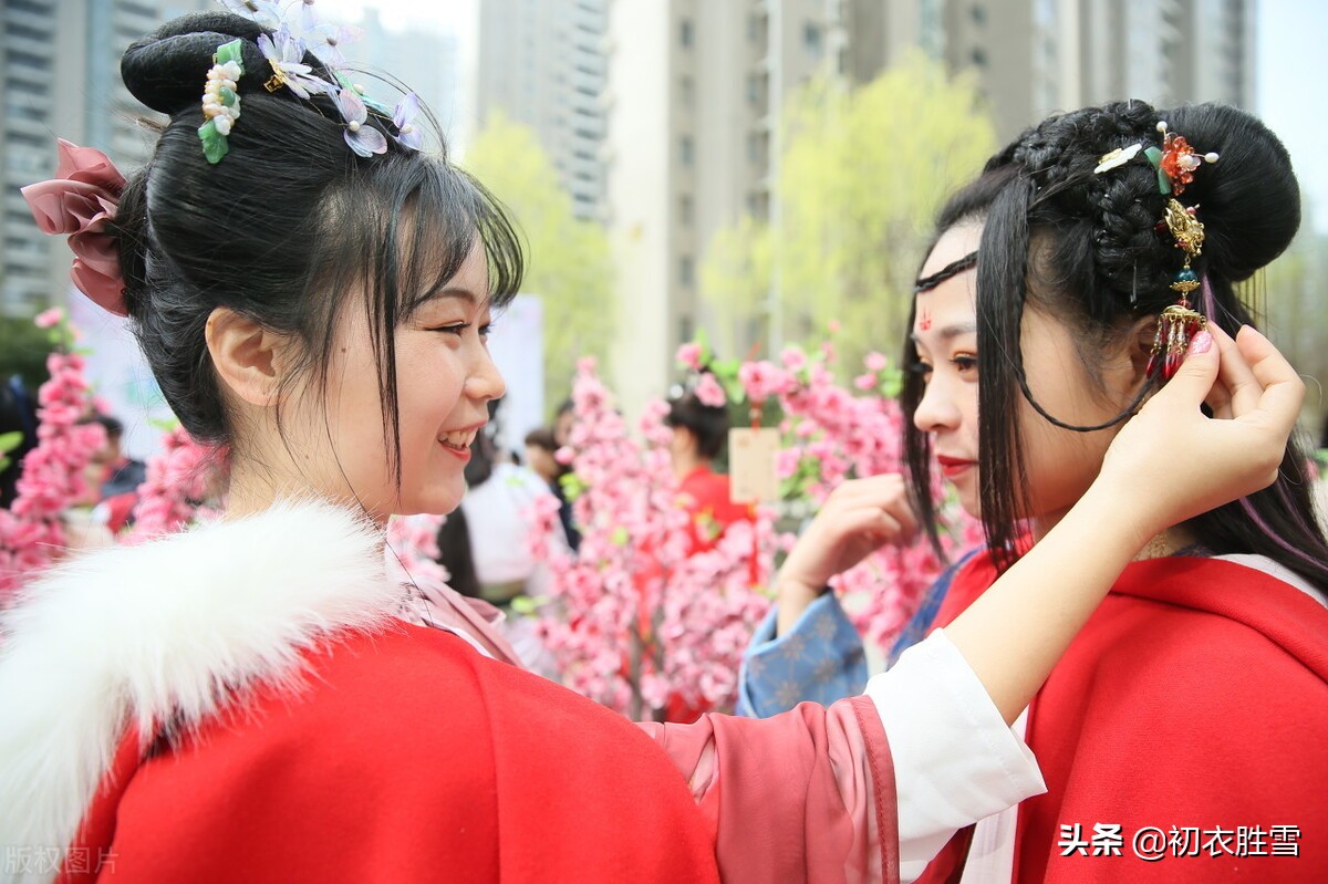 花朝节美诗五首：故国春早，红雨深芳草