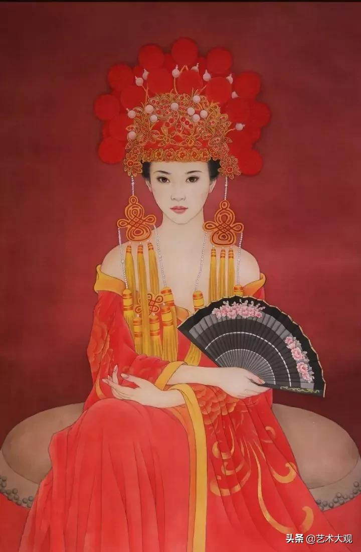 崔景哲国画工笔人物作品专辑