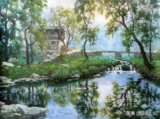 这是你记忆里的故乡吗 | 贾涛系列乡村田园风景油画欣赏