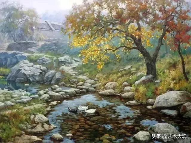 这是你记忆里的故乡吗 | 贾涛系列乡村田园风景油画欣赏