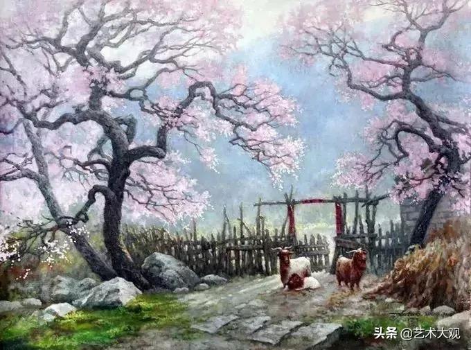 这是你记忆里的故乡吗 | 贾涛系列乡村田园风景油画欣赏