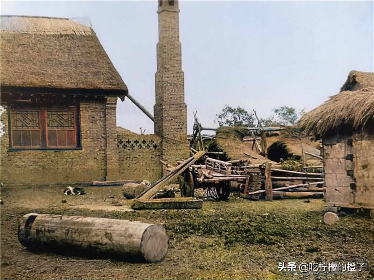 老照片:1930年代的黑龙江绥化,外国人镜头下的绥化城生活景象