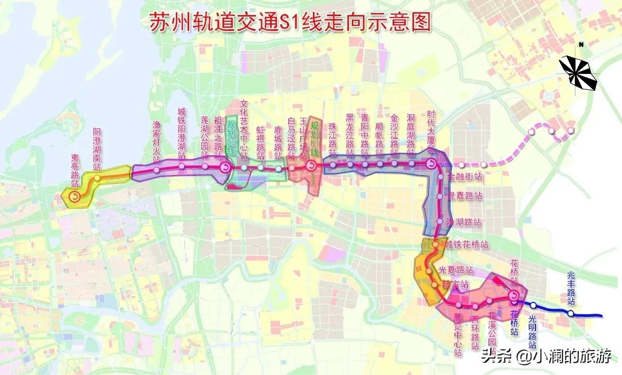 蘇州地鐵s1線將直通上海與崑山預示蘇州地鐵正式與上海地鐵互通