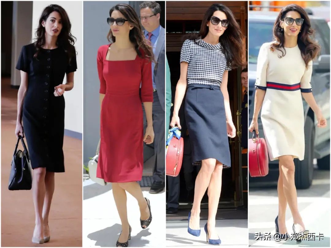 全世界穿连衣裙最好看的女人，必须是大律师 Amal Clooney