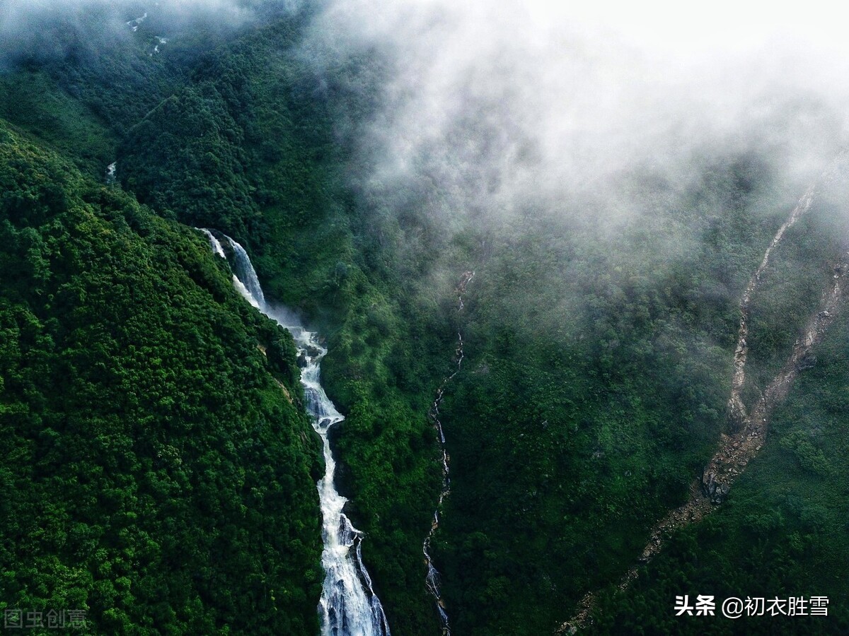 早夏烟雨诗词七首：满空烟雨意，万顷黍禾情