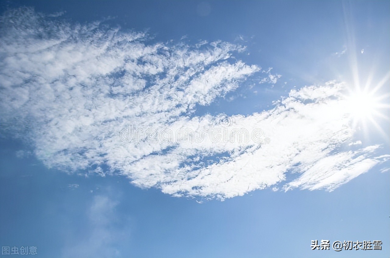 ​仲夏苦热古诗六首：仲夏苦郁蒸，挥汗白雨翻