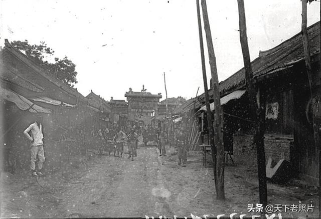 1907年河南归德府（今商丘）老照片  百年前的商丘风貌