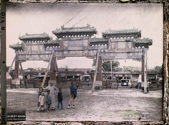 1912年北京老照片 百年前北京真实彩色影像（六）