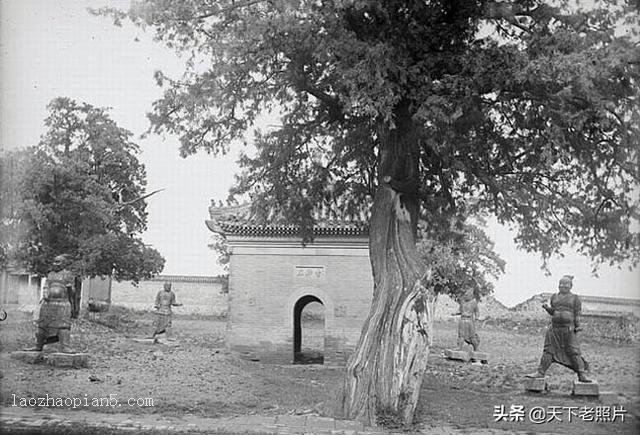 1907年河南登封县老照片 110年前的少林寺风貌一探