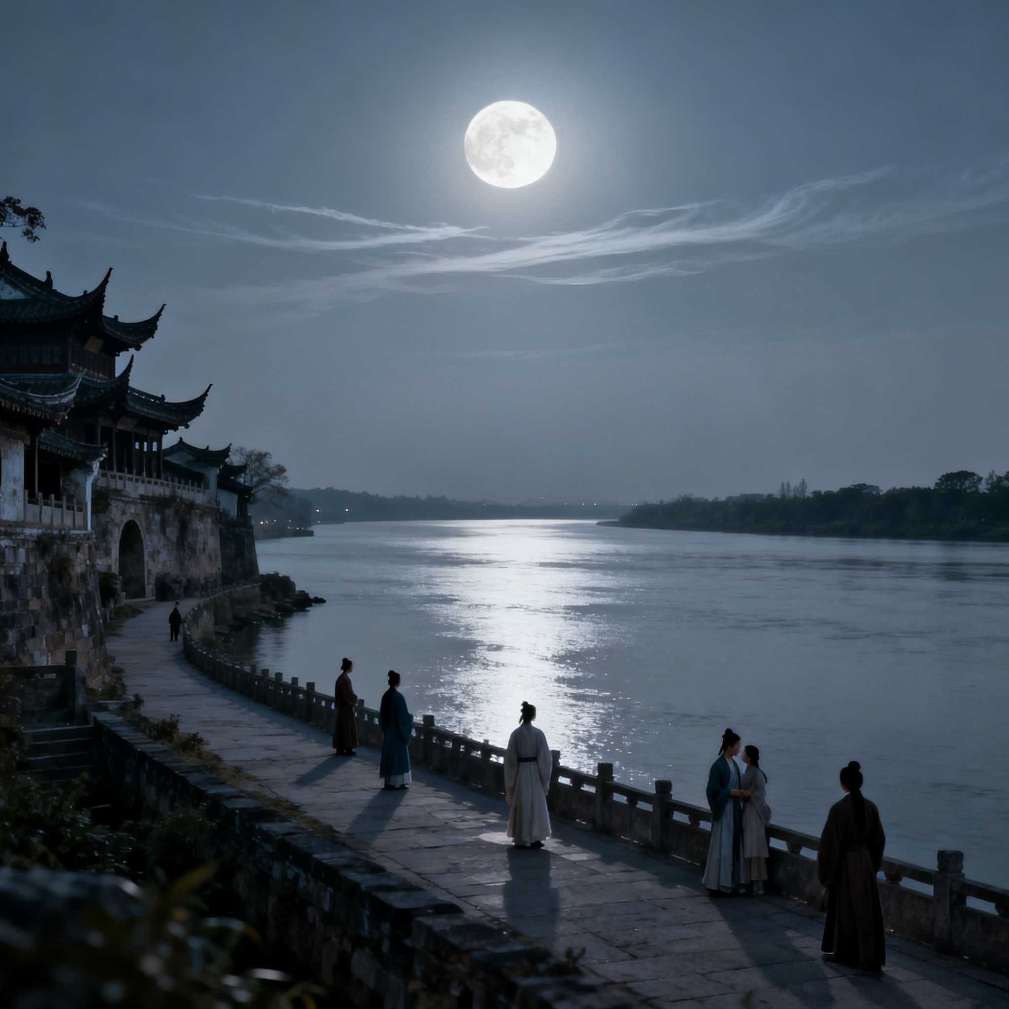 月照春江,千古绝唱:《春江花月夜》里的时空与深情