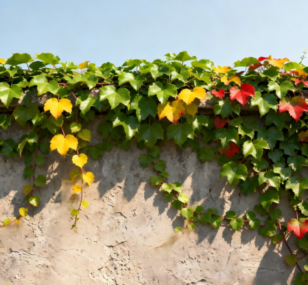 矮墙上的绿藤,缠着旧时光