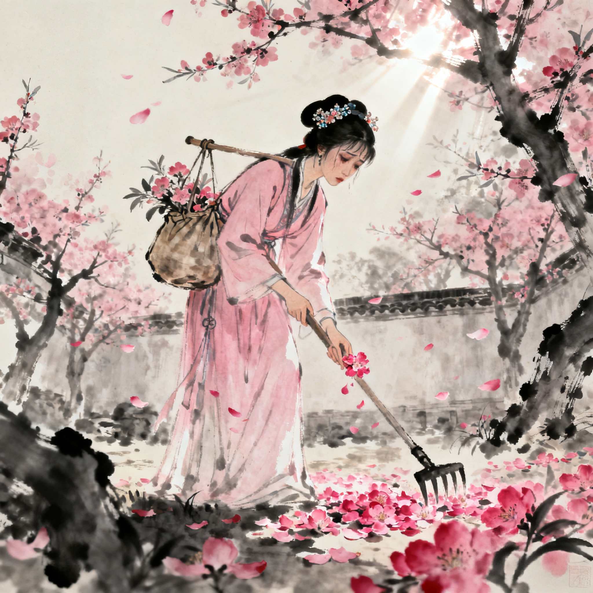 一曲《葬花吟》,诉尽千古愁