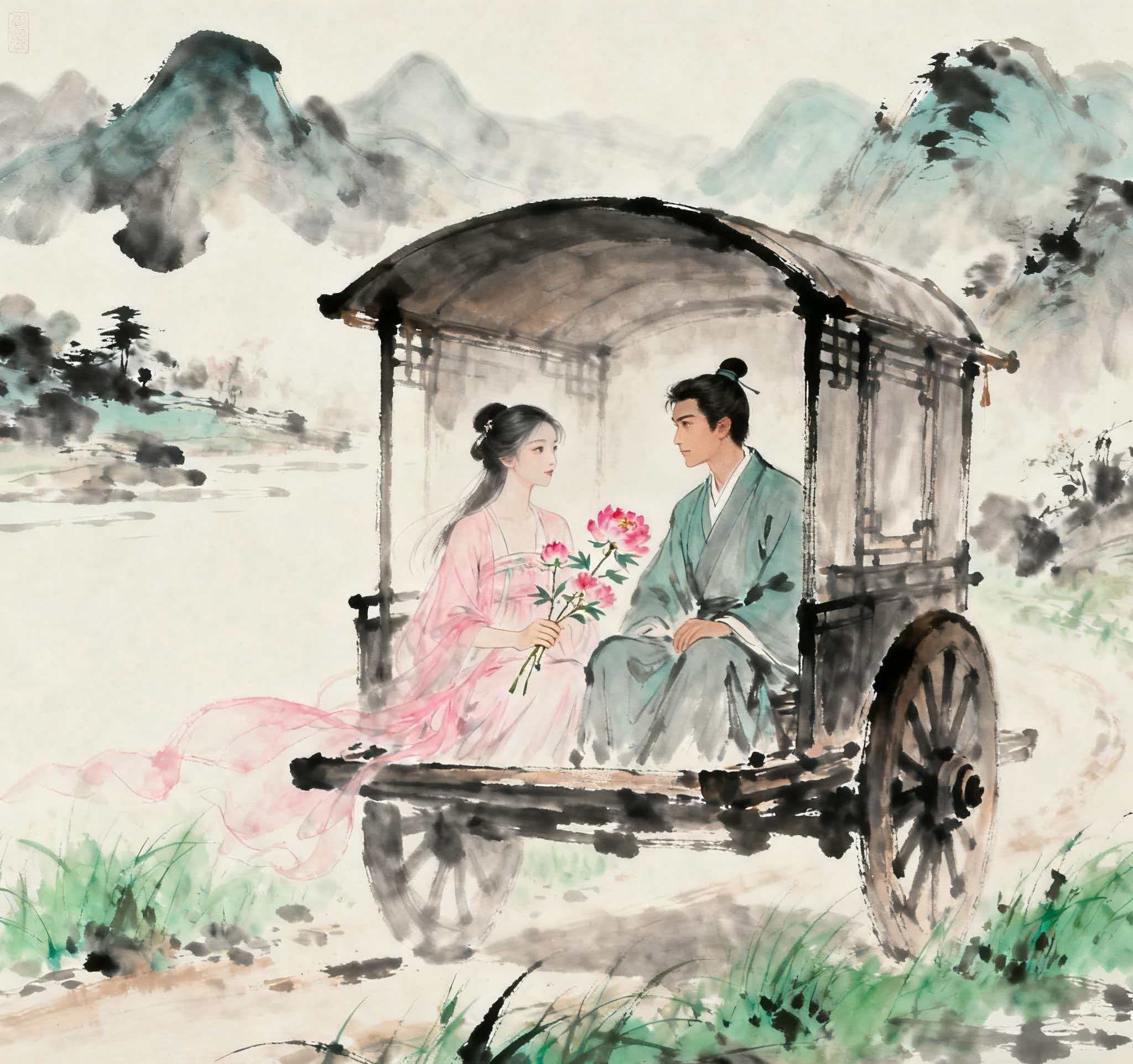 《郑风·有女同车》：同车相伴的心动，郑地烟火里的青春欢歌